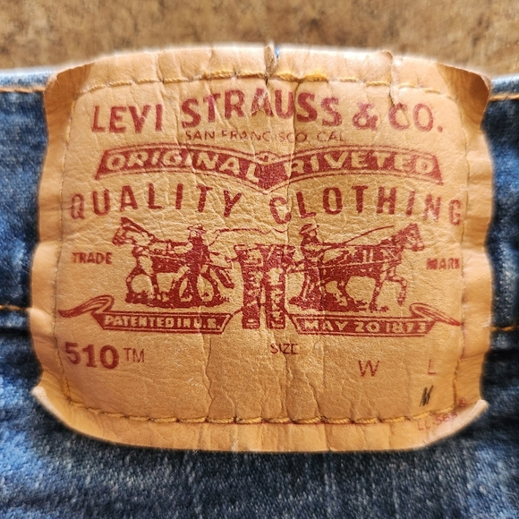 Vintage Levi's 510 Lower Rise Slim Fit Jeans, size 16 MIS - Picture 6 of 8